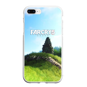 Чехол для iPhone 7Plus/8 Plus матовый с принтом FARCRY5 в Тюмени, Силикон | Область печати: задняя сторона чехла, без боковых панелей | far cry | farcry | game | ubisof | выживание | джунгли | игры | остров | фар край