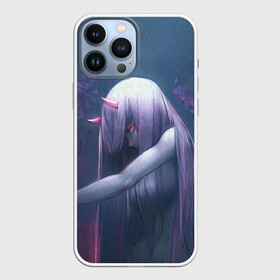 Чехол для iPhone 13 Pro Max с принтом ноль два голова вниз в Тюмени,  |  | 02 | anime | darling in the franxx | hiro | manga | zero two | аниме | любимый во франксе | манга | милый во франксе | ноль два | хиро