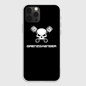 Чехол для iPhone 12 Pro Max с принтом Grenzgaenger в Тюмени, Силикон |  | grenzgaenger | авто | байк | байкер | гонки | гонщик | двигатель | механик | мото | поршень | череп