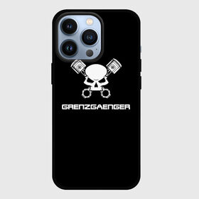 Чехол для iPhone 13 Pro с принтом Grenzgaenger в Тюмени,  |  | grenzgaenger | авто | байк | байкер | гонки | гонщик | двигатель | механик | мото | поршень | череп