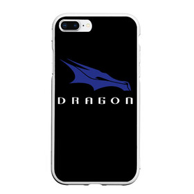 Чехол для iPhone 7Plus/8 Plus матовый с принтом Crew Dragon в Тюмени, Силикон | Область печати: задняя сторона чехла, без боковых панелей | crew | dragon | elon | mars | musk | nasa | space | spacex | star | stars | дракон | звезда | звезды | земля | илон | корабль | космический | космос | марс | маск | наса | планета