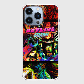 Чехол для iPhone 13 Pro с принтом HOTLINE MIAMI в Тюмени,  |  | abstraction games | dennaton games | devolver digital | game | hotline miami | hotline miami 2: wrong number | retrowave | synthwave | мотель | мотель майами