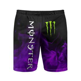 Мужские шорты спортивные с принтом MONSTER ENERGY в Тюмени,  |  | black monster | bmx | claw | cybersport | energy | monster | monster energy | moto | motocross | race | sport | киберспорт | когти | монстер энерджи | монстр | мото | мотокросс | ралли | скейтбординг | спорт | энергия