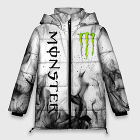 Женская зимняя куртка 3D с принтом MONSTER ENERGY в Тюмени, верх — 100% полиэстер; подкладка — 100% полиэстер; утеплитель — 100% полиэстер | длина ниже бедра, силуэт Оверсайз. Есть воротник-стойка, отстегивающийся капюшон и ветрозащитная планка. 

Боковые карманы с листочкой на кнопках и внутренний карман на молнии | black monster | bmx | claw | cybersport | energy | monster | monster energy | moto | motocross | race | sport | киберспорт | когти | монстер энерджи | монстр | мото | мотокросс | ралли | скейтбординг | спорт | энергия