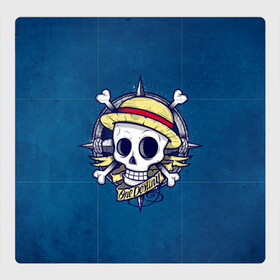 Магнитный плакат 3Х3 с принтом Straw hat pirates в Тюмени, Полимерный материал с магнитным слоем | 9 деталей размером 9*9 см | Тематика изображения на принте: monkey d. luffy | nami | one piece | аниме | большой куш | луффи | манки де луффи | нами | пиратская | пираты | тони | череп | чоппер | шляпа