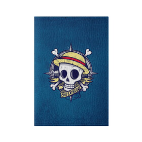 Обложка для паспорта матовая кожа с принтом Straw hat pirates в Тюмени, натуральная матовая кожа | размер 19,3 х 13,7 см; прозрачные пластиковые крепления | monkey d. luffy | nami | one piece | аниме | большой куш | луффи | манки де луффи | нами | пиратская | пираты | тони | череп | чоппер | шляпа