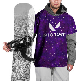 Накидка на куртку 3D с принтом Valorant в Тюмени, 100% полиэстер |  | Тематика изображения на принте: brimstone | coba | csgo | cypher | jett | phoenix | riot games | sage | valorant | viper | валарант | валорант | кс
