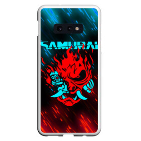 Чехол для Samsung S10E с принтом CYBERPUNK 2077 SAMURAI в Тюмени, Силикон | Область печати: задняя сторона чехла, без боковых панелей | Тематика изображения на принте: cd project red | cyberpunk 2077 | demon | keanu reeves | samurai | smile | демон | киану ривз | киберпанк 2077 | самураи | смайл