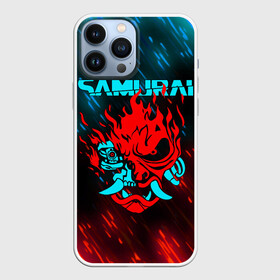 Чехол для iPhone 13 Pro Max с принтом CYBERPUNK 2077 SAMURAI в Тюмени,  |  | cd project red | cyberpunk 2077 | demon | keanu reeves | samurai | smile | демон | киану ривз | киберпанк 2077 | самураи | смайл