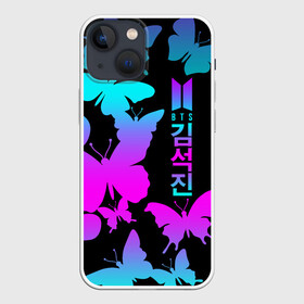 Чехол для iPhone 13 mini с принтом BTS в Тюмени,  |  | bangtan | bighit | boy | fake love | j hope | jimin | jin | jungkook | korea | kpop | live | luv | mic drop | rm | suga | v | with | бтс | кей | поп