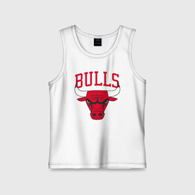 Детская майка хлопок с принтом BULLS в Тюмени,  |  | air | bulls | chicago | nike | аир | баскетбол | баскетболист | буллз | бык | быки | логотип | нба | форма | чикаго | эмблема