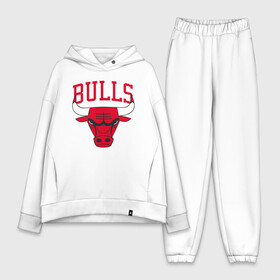 Женский костюм хлопок Oversize с принтом BULLS в Тюмени,  |  | air | bulls | chicago | nike | аир | баскетбол | баскетболист | буллз | бык | быки | логотип | нба | форма | чикаго | эмблема