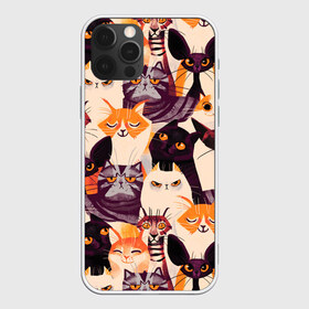 Чехол для iPhone 12 Pro Max с принтом КОТИКИ в Тюмени, Силикон |  | Тематика изображения на принте: cat | взгляд | кот | кот хипстер | котёнок | котятки | котятушки | кошечки | кошка | мордочка