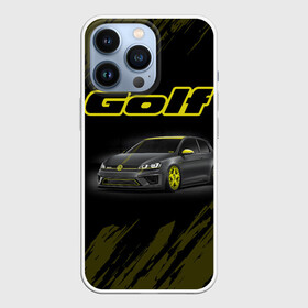 Чехол для iPhone 13 Pro с принтом Volkswagen Golf | Фольксваген Гольф (Z) в Тюмени,  |  | amarok | arteon | caravelle | golf | polo | scirocco | teramont | tiguan | touareg | transporter | volkswagen | vw | wv | авто | автомобиль | ам | бренд | карбон | машина | машины | народный автомобиль | фольксваген