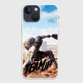 Чехол для iPhone 13 mini с принтом PUBG в Тюмени,  |  | battleground | game | gamer | playerunknown battleground | pubg | pubg mobile | royal battle | битва | детские | игра | мужские | оружие | пабж