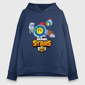 Женское худи Oversize хлопок с принтом BRAWL STARS NANI в Тюмени, френч-терри — 70% хлопок, 30% полиэстер. Мягкий теплый начес внутри —100% хлопок | боковые карманы, эластичные манжеты и нижняя кромка, капюшон на магнитной кнопке | bibi | brawl stars | coach mike | crow | gale | leon | leon shark | max | mecha crow | mortis | mr.p | nani | phoenix | sally leon | sandy | spike | sprout | tara | virus 8 bit | werewolf | ворон | оборотень