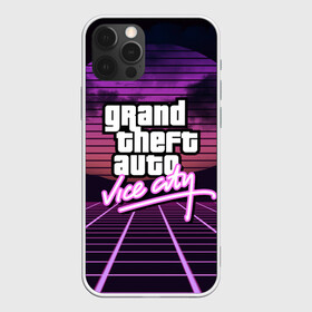 Чехол для iPhone 12 Pro с принтом GTA VICE CITY в Тюмени, силикон | область печати: задняя сторона чехла, без боковых панелей | grand theft auto | grove street | grove street 4 life | gta | gta 4 | gta 5 | gta sa | gta v | gta vice city | neon | samp | san andreas | vice city | грув стрит | игры | неон | самп | сан андреас