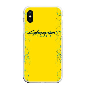 Чехол для iPhone XS Max матовый с принтом CYBERPUNK 2077 SAMURAI КИБЕРПАНК 2077 в Тюмени, Силикон | Область печати: задняя сторона чехла, без боковых панелей | cd project red | cyberpunk 2077 | demon | keanu reeves | samurai | smile | демон | киану ривз | киберпанк 2077 | самураи | смайл