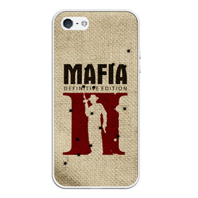 Чехол для iPhone 5/5S матовый с принтом Mafia 2 в Тюмени, Силикон | Область печати: задняя сторона чехла, без боковых панелей | 2 | 2020 | definitive | edition | mafia | банда | вито | гангстеры | герои | дон | игра | капоне | компьютерная | корлеоне | крестный | культ | мафия | мешковина | настольная | отец | персонаж | фильм