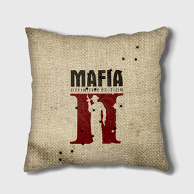 Подушка 3D с принтом Mafia 2 в Тюмени, наволочка – 100% полиэстер, наполнитель – холлофайбер (легкий наполнитель, не вызывает аллергию). | состоит из подушки и наволочки. Наволочка на молнии, легко снимается для стирки | 2 | 2020 | definitive | edition | mafia | банда | вито | гангстеры | герои | дон | игра | капоне | компьютерная | корлеоне | крестный | культ | мафия | мешковина | настольная | отец | персонаж | фильм