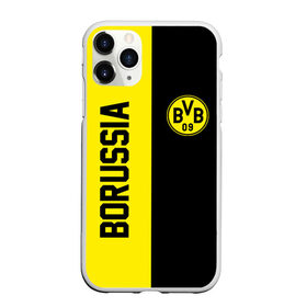 Чехол для iPhone 11 Pro Max матовый с принтом BORUSSIA в Тюмени, Силикон |  | borussia | fc | football | football club | sport | боруссия | спорт | спортивные | униформа | фк | футбол | футбольный клуб