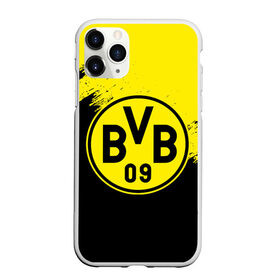 Чехол для iPhone 11 Pro Max матовый с принтом BORUSSIA в Тюмени, Силикон |  | borussia | fc | football | football club | sport | боруссия | спорт | спортивные | униформа | фк | футбол | футбольный клуб