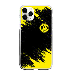 Чехол для iPhone 11 Pro Max матовый с принтом BORUSSIA в Тюмени, Силикон |  | borussia | fc | football | football club | sport | боруссия | спорт | спортивные | униформа | фк | футбол | футбольный клуб