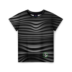Детская футболка 3D с принтом Russia Running в Тюмени, 100% гипоаллергенный полиэфир | прямой крой, круглый вырез горловины, длина до линии бедер, чуть спущенное плечо, ткань немного тянется | russiarunning | бег | раша ранинг | спорт