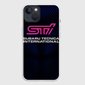 Чехол для iPhone 13 с принтом SUBARU STI | СУБАРУ СТИ (Z) в Тюмени,  |  | 2020 | auto | forester | impreza | outback | sport | sti | subaru | tribeca | wrx | авто | автомобиль | автомобильные | аутбек | бренд | врх | импреза | марка | машины | оутбек | спорт | сти | субару | трибека | форестер