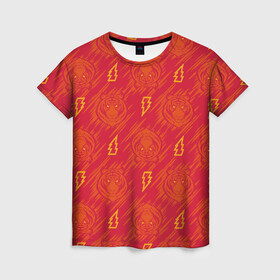 Женская футболка 3D с принтом Шазам! в Тюмени, 100% полиэфир ( синтетическое хлопкоподобное полотно) | прямой крой, круглый вырез горловины, длина до линии бедер | courage | dc | power | shazam | strength | vdsvar | warner bros. | молния | шазам