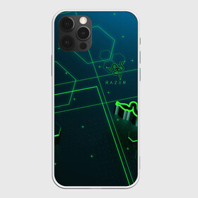 Чехол для iPhone 12 Pro Max с принтом RAZER CYBERSPORT в Тюмени, Силикон |  | game | gamer | razer | trend | игры | инромания | рейзер | рузер | тренды