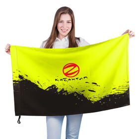 Флаг 3D с принтом Kazantip в Тюмени, 100% полиэстер | плотность ткани — 95 г/м2, размер — 67 х 109 см. Принт наносится с одной стороны | kazantip | движуха | дискотека | казантип | молодежное движение | музыка | надпись | текст | туса | фестиваль | фраза