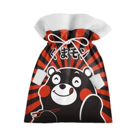 Подарочный 3D мешок с принтом Kumamon в Тюмени, 100% полиэстер | Размер: 29*39 см | Тематика изображения на принте: fire | for | glory | hell | japan | kumamon | of course | ofc | satan | the | иероглифы | кумамон | медведь | огонь | пожар | сатана | япония