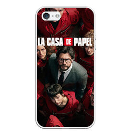 Чехол для iPhone 5/5S матовый с принтом La Casa de Papel (Z) в Тюмени, Силикон | Область печати: задняя сторона чехла, без боковых панелей | la casa de papel | netflix | берлин | бумажный дом | лиссабон | профессор | сальва | токио