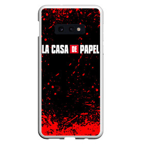 Чехол для Samsung S10E с принтом La Casa de Papel (+спина) (Z) в Тюмени, Силикон | Область печати: задняя сторона чехла, без боковых панелей | la casa de papel | netflix | берлин | бумажный дом | лиссабон | профессор | сальва | токио