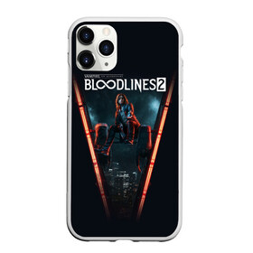 Чехол для iPhone 11 Pro Max матовый с принтом Bloodlines 2 в Тюмени, Силикон |  | Тематика изображения на принте: bloodlines 2 | vampire | vampire the masquerade | vampire the masquerade bloodlines 2 | vampire: the masquerade – bloodlines 2