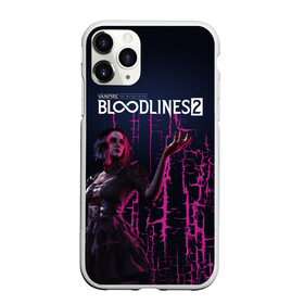 Чехол для iPhone 11 Pro матовый с принтом Bloodlines 2 в Тюмени, Силикон |  | Тематика изображения на принте: bloodlines 2 | vampire | vampire the masquerade | vampire the masquerade bloodlines 2 | vampire: the masquerade – bloodlines 2