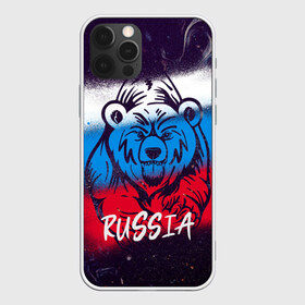 Чехол для iPhone 12 Pro Max с принтом Russia Bear в Тюмени, Силикон |  | 12 июня | bear | marble | russia | грозный медведь | день россии | медведь | мишка | мрамор | мраморная | праздник | россия | страна | триколор | флаг