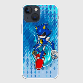 Чехол для iPhone 13 mini с принтом Metal Sonic в Тюмени,  |  | metal sonic | видеоигры | поколения ежик соник | робот | супер ёж