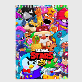 Скетчбук с принтом BRAWL STARS GALE в Тюмени, 100% бумага
 | 48 листов, плотность листов — 100 г/м2, плотность картонной обложки — 250 г/м2. Листы скреплены сверху удобной пружинной спиралью | bibi | brawl stars | coach mike | crow | gale | leon | leon shark | max | mecha crow | mortis | mr.p | nani | phoenix | sally leon | sandy | spike | sprout | tara | virus 8 bit | werewolf | ворон | оборотень