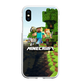 Чехол для iPhone XS Max матовый с принтом Minecraft в Тюмени, Силикон | Область печати: задняя сторона чехла, без боковых панелей | Тематика изображения на принте: craft | game | mine | minecraft | minecraftmemories | pixel | tnt | twitter | блок | динамит | игра | красный блок | майнкрафт | маркус перссон | пиксель | ремесло | тротил | шахта