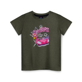 Детская футболка хлопок с принтом Penelope Pitstop в Тюмени, 100% хлопок | круглый вырез горловины, полуприлегающий силуэт, длина до линии бедер | vdosadir | wacky races | безумные гонки | пенелопа | ханна барбера