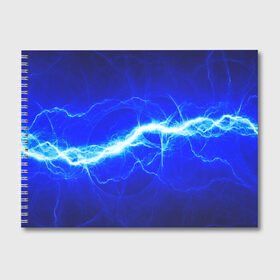 Альбом для рисования с принтом ELECTRIX в Тюмени, 100% бумага
 | матовая бумага, плотность 200 мг. | color | colour | electricity | glim | glow | light | lights | neon | power | shine | молния | напряжение | неоновый | разряд | стихия | ток | удар | электричество
