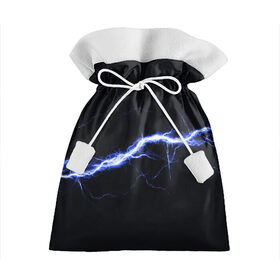 Подарочный 3D мешок с принтом СТИХИЯ в Тюмени, 100% полиэстер | Размер: 29*39 см | color | colour | electricity | glim | glow | light | lights | neon | power | shine | молния | напряжение | неоновый | разряд | стихия | ток | удар | электричество