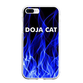 Чехол для iPhone 7Plus/8 Plus матовый с принтом DOJA CAT в Тюмени, Силикон | Область печати: задняя сторона чехла, без боковых панелей | amala | amalaratna zandile dlamini | doja cat | hot pink | mooo | music | pink | rap | say so | интернет | корова | мем | музыка | мууу | розовый | рэп