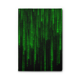 Обложка для автодокументов с принтом Матрица код цифры программист в Тюмени, натуральная кожа |  размер 19,9*13 см; внутри 4 больших “конверта” для документов и один маленький отдел — туда идеально встанут права | бинарный код | веб | вирус | всемирная паутина | двоичный код | зеленый | интернет | информация | кибер | код | кодер | кодирование | матрица | наука | олдскул | по | программирование