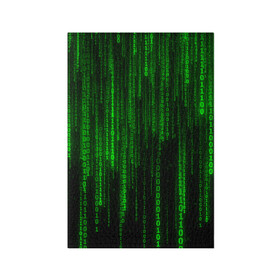 Обложка для паспорта матовая кожа с принтом Матрица код цифры программист в Тюмени, натуральная матовая кожа | размер 19,3 х 13,7 см; прозрачные пластиковые крепления | Тематика изображения на принте: бинарный код | веб | вирус | всемирная паутина | двоичный код | зеленый | интернет | информация | кибер | код | кодер | кодирование | матрица | наука | олдскул | по | программирование