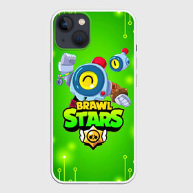 Чехол для iPhone 13 с принтом BRAWL STARS NANI в Тюмени,  |  | bibi | brawl stars | coach mike | crow | gale | leon | leon shark | max | mecha crow | mortis | mr.p | nani | phoenix | sally leon | sandy | spike | sprout | tara | virus 8 bit | werewolf | ворон | оборотень