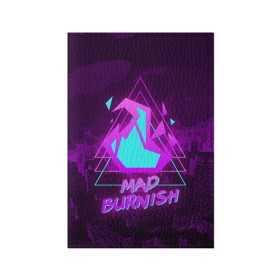 Обложка для паспорта матовая кожа с принтом PROMARE MAD BURNISH в Тюмени, натуральная матовая кожа | размер 19,3 х 13,7 см; прозрачные пластиковые крепления | Тематика изображения на принте: anime | fdpp | fire rеscue | mad burnish | promare | аниме | гало | лио | опалённые | промар