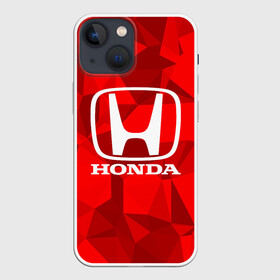 Чехол для iPhone 13 mini с принтом HONDA. в Тюмени,  |  | abstract | auto | brand | car | geometry | honda | sport | texture | абстракция | авто | автомобильные | бренд | геометрия | классика | машины | модные | спорт | стиль | текстура | хонда